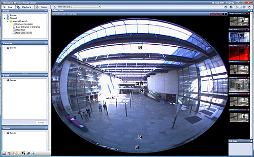 Image caméra 360°